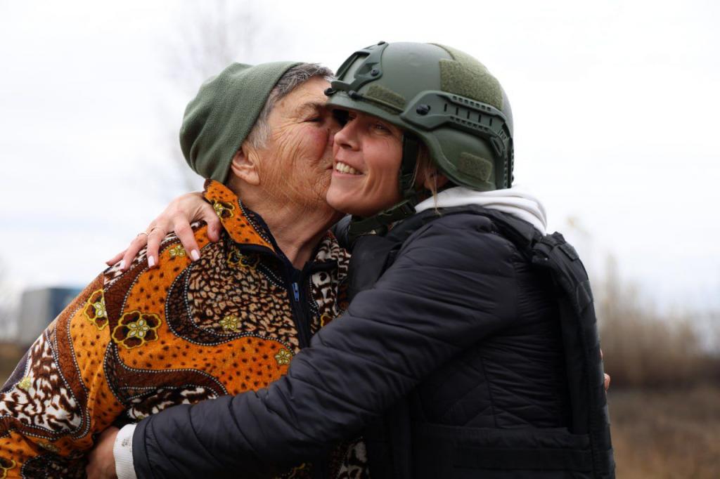 Помощь на освобожденных территориях